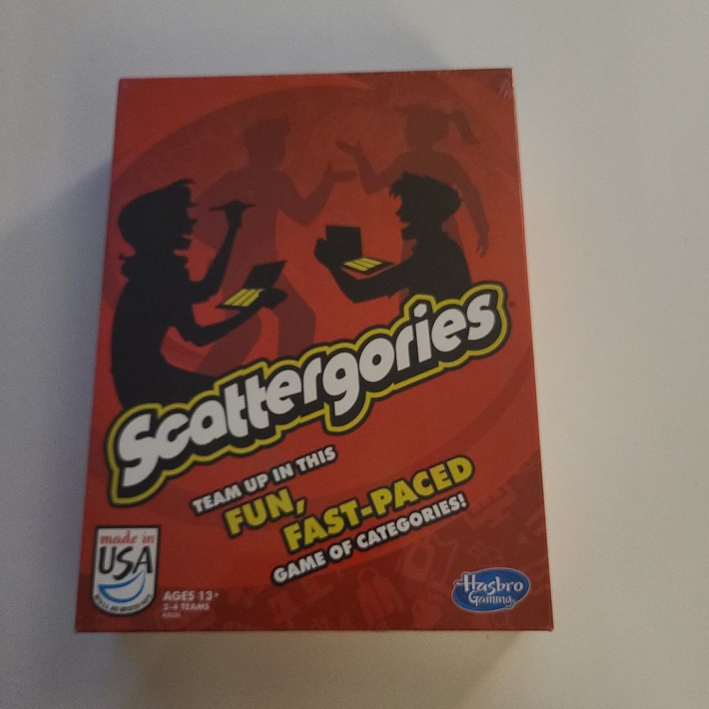 Hasbro Scattergories Board Game, Brand New - Sealed